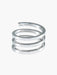 White Gold Ring / 52 DINH VAN “SPIRAL” RING 58 Facettes BO/220002 STA