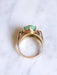 Bague Bague chevalière boule vintage en or rose et jade 58 Facettes