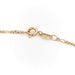 Necklace Figaro mesh necklace Yellow gold 58 Facettes 1660463CN