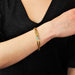 Bracelet Bracelet ancien or et fleurs de turquoises et diamants 58 Facettes 21-623
