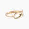Bague 56 / Or Jaune BAGUE « INFINI » OR 58 Facettes BO/220046