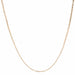 Yellow gold flat mesh chain necklace 58 Facettes 19-063