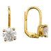 Boucles d'oreilles Boucles d'oreilles en or jaune, diamants. 58 Facettes 30948