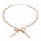 Collier Collier Noeud Or rose 58 Facettes 2302069CN