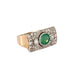 Ring OLD GOLD, DIAMOND & EMERALD RING 58 Facettes BO/230005 STA