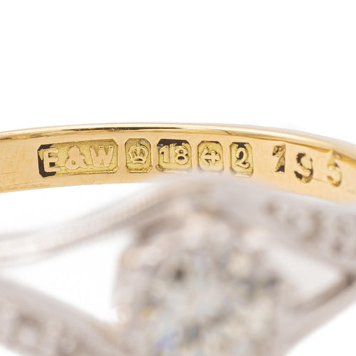 Bague 54 Bague solitaire or blanc Diamant 58 Facettes 2308982CN