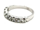Bague 51 Bague Demi alliance Or blanc Diamant 58 Facettes 1588626CN