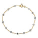 Bracelet Bracelets gouttière or jaune, or blanc et diamants. 58 Facettes 30616