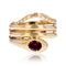 Bague 54 Bague ancienne serpent en or et grenat 58 Facettes 22-568