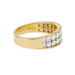 Ring 57 Cartier ring, “Sérénade”, yellow gold, platinum and diamonds. 58 Facettes 30931