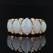 Ring 52 Opal and diamond garter ring 58 Facettes 21-135A