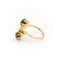 Bague 57.5 Bague Toi & Moi Or jaune Saphir 58 Facettes 2004427CN