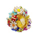 Bague 55 Bague Dior, Diorette, citrine, laque, or jaune. 58 Facettes 32435