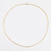 Yellow gold chain necklace with oat grain mesh 58 Facettes 13-172C