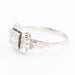 Ring 48 Art deco ring White gold diamond 58 Facettes 1654249CN