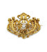 Yellow / 750 Gold Brooch Gold & Diamond Brooch 58 Facettes 220047R