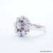 Ring 50 Daisy ring White gold Diamonds 58 Facettes 4196