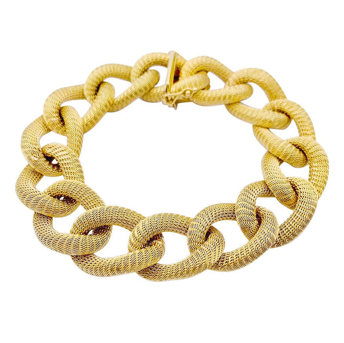 Bracelet Bracelet vintage en or jaune. 58 Facettes 32843