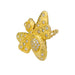 Ring 52 Garnazelle “Butterfly” ring in yellow gold, diamonds. 58 Facettes 31579