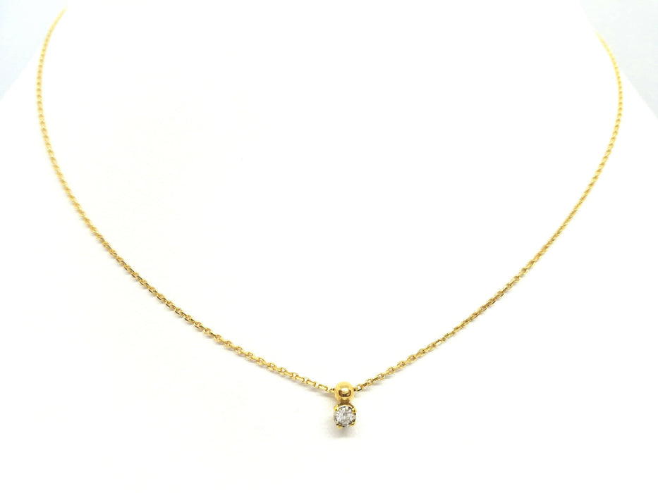 Collier Collier Chaîne + pendentif Or jaune Diamant 58 Facettes 579133RV
