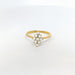 Ring Yellow gold ring Diamonds 58 Facettes 27308