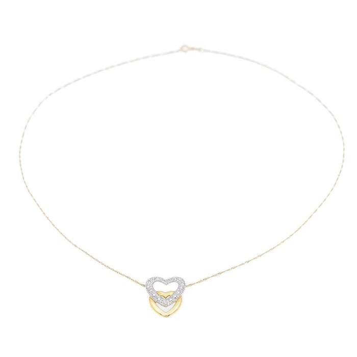 Collier Collier Coeur Or jaune 58 Facettes 2255626CN