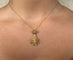 Pendentif PENDENTIF "JASMINE" OR CISELÉ 58 Facettes BO/220074 NSS