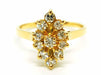 Ring 53 Marquise Ring Yellow Gold Diamond 58 Facettes 1648956CN