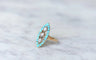 Bague Bague marquise turquoises et diamants 58 Facettes