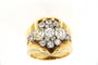 Bague Bague Tank en Or jaune, diamants 58 Facettes 4800p