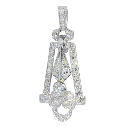 Pendentif Pendentif diamants Art déco 58 Facettes 23128-0087