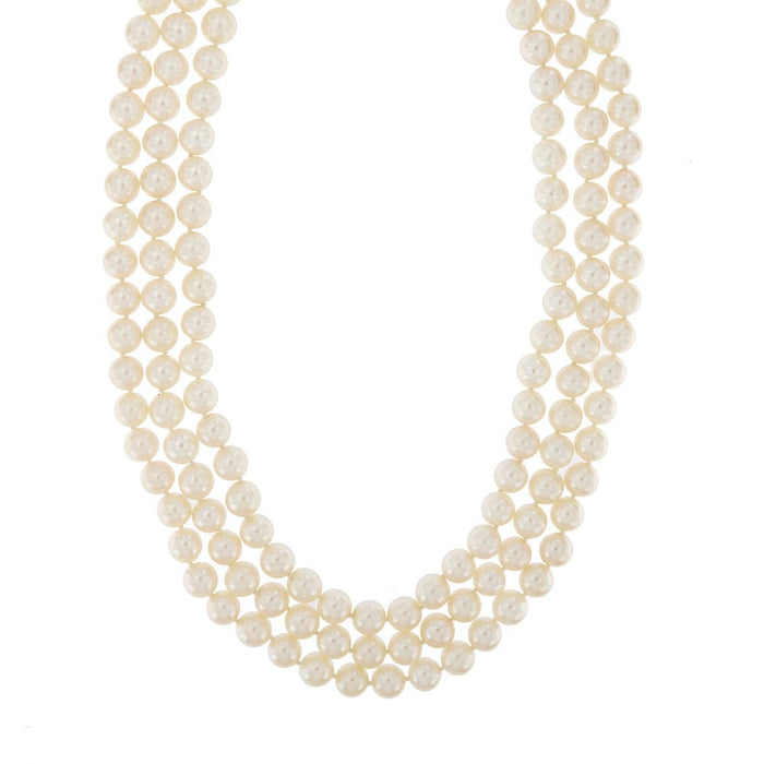 Collier Collier de perles trois rangs 58 Facettes 31430