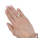 Ring 48 Cartier ring, "Trinity", 3 golds, diamonds. 58 Facettes 32462