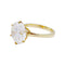 Bague 53 Solitaire en or jaune, diamant 5,77 cts. 58 Facettes 33127