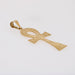 Pendant Egyptian cross pendant in yellow gold 58 Facettes CVP91