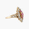 Bague Or Jaune / Diamants BAGUE MARQUISE DIAMANTS & RUBIS 58 Facettes BO/220031