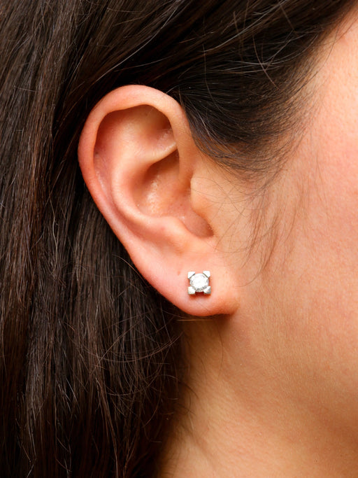 Boucles d'oreilles Puces d’oreilles diamants 58 Facettes 786