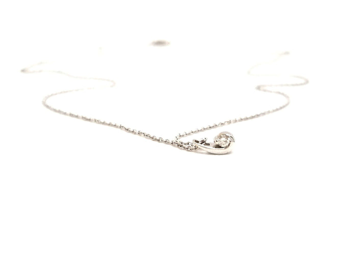 Collier Collier Chaîne + pendentif Or blanc Diamant 58 Facettes 880897CD