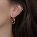 Boucles d'oreilles Boucles d'oreilles créoles anciennes en or rose 58 Facettes 15-375
