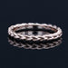 Ring 50 Chiseled braid alliance rose gold 58 Facettes TRE2.0R