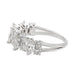 Ring 54 Half wedding ring White gold diamond 58 Facettes 2560257CN