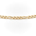Necklace Alternating link necklace Yellow gold 58 Facettes 1610128CN