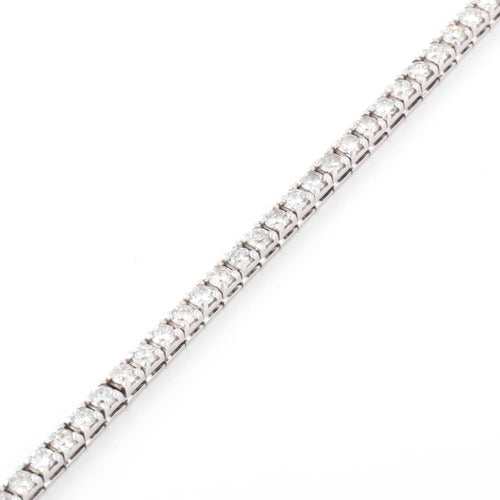 Bracelet Bracelet rivière en or gris et diamant 58 Facettes