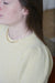 Yellow gold rectangle mesh chain necklace 58 Facettes
