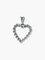 Pendentif Pendentif Coeur Or gris Diamants 58 Facettes