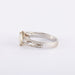 Ring 52 Solitaire ring in white gold, diamond 58 Facettes