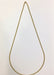 Yellow Gold Chain Necklace with Palm Tree Mesh 58 Facettes 941188