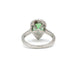 Ring 53 Ring White gold Emerald Diamonds 58 Facettes 240083R-220535R