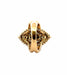 Ring 53 Vintage marquise shape gold and diamond ring 58 Facettes