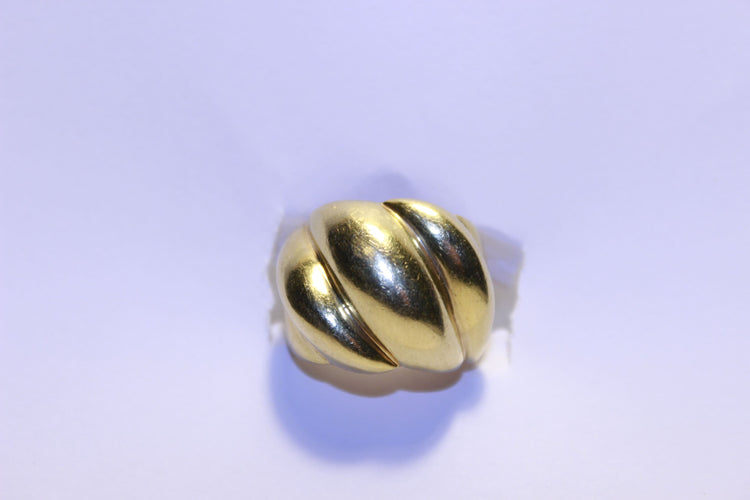 Bague 52 Bague Boule Or jaune 58 Facettes